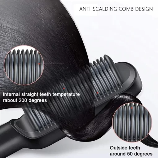 2-in-1 HAIR STRAIGHTENER COMB